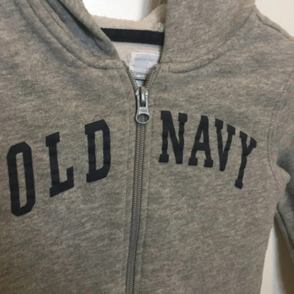 Boys size 3T Old Navy jacket gray navy